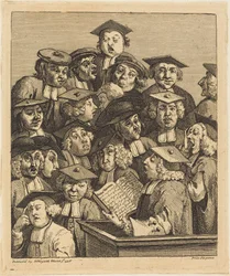 Scholars at a Lecture