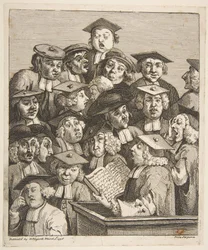 Scholars at a Lecture