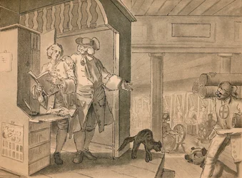 Sketch for Plate IV from Industry and Idleness