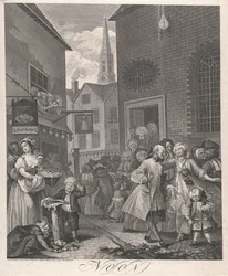 The Four Times of Day, Plate II: Noon
