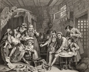 The Prison Scene, Plate VII from 