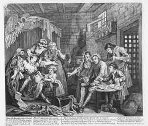 The Rake in Prison, plate VII, from 