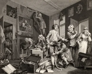 The Young Heir Takes Possession of the Miser