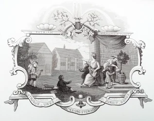 Ticket for the Tiverton school feast