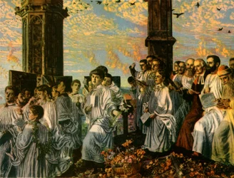 May Morning on Magdalen Tower, 1888-1890, 1942