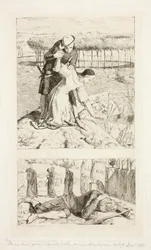 My Beautiful Lady (top); Of My Lady in Death (bottom), frontispiece to The Germ, No. 1