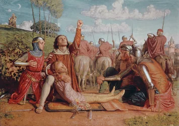 Rienzi Vowing to Obtain Justice for the Death of his Young Brother, Slain in a Skirmish between the Colonna and Orsini Factions