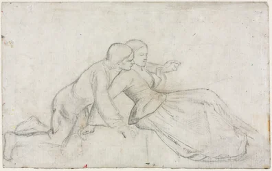 Study for "The Hireling Shepherd"