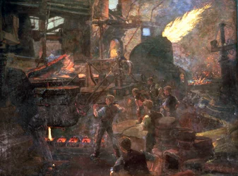 The Wealth of England: the Bessemer Process of Making Steel, 1895