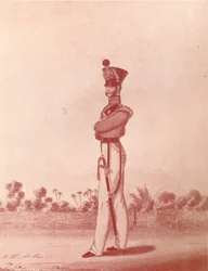 Officers of the Madras Army Light Infantry, c1837-1843