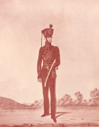 Officers of the Madras Army Rifles, c1837-1843, 1909
