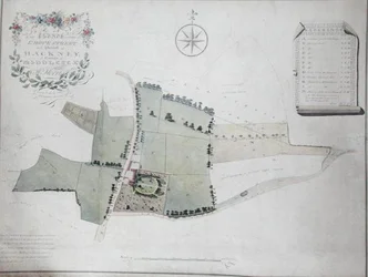 Plan of an Estate Situated at Grove Street in the Parish of Hackney