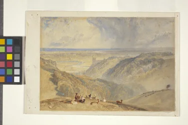 Arundel on the River Arun (after JMW Turner)