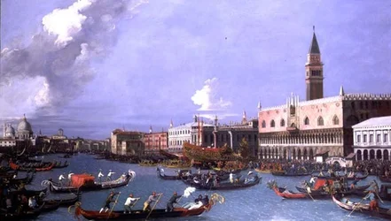 The Bucintoro returning to the Molo on Ascension Day, Venice