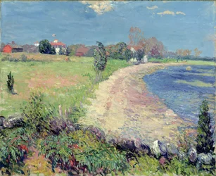 Curving Beach, New England