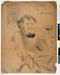 Dink in His Studio, c.1895