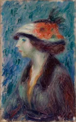 Girl with Flowered Hat