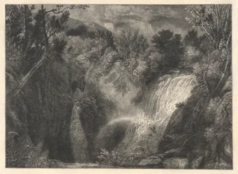 Landscape with Two Waterfalls