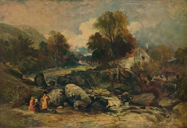 Dol-y-Garrog Mill near Llanrwst, Caernarvonshire