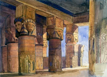 Temple of Denderah, Upper Egypt, 1839