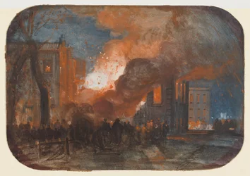 The Burning of the Mansion House, Queen Square, Bristol