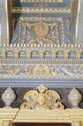 Ceiling in the Blue Velvet Room (detail)