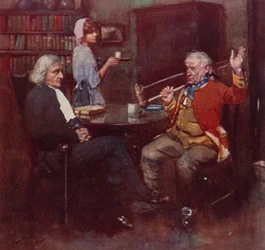 Illustration for The Deserted Village by Oliver Goldsmith