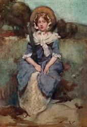 Illustration for The Deserted Village by Oliver Goldsmith
