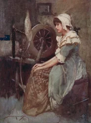 Illustration for The Deserted Village by Oliver Goldsmith