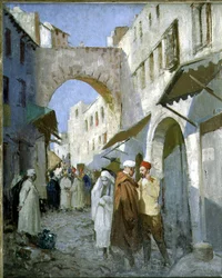 Moroccan Street Scene (Tetuan)
