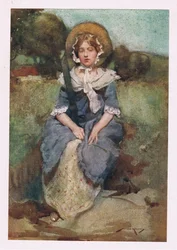 Slights Every Borrowed Charm That Dress Supplies, Now Shares with Art the Triumph of Her Eyes