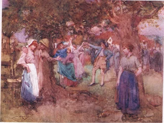 The Dancing Pair, That Simply Sought Renown, by Holding Out to Tire Each Other Down