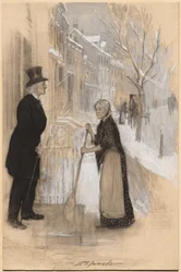Sketch to illustrate Not Honourably Discharged, 1904