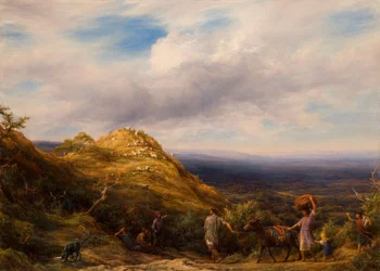 A Wooded Valley and Hill