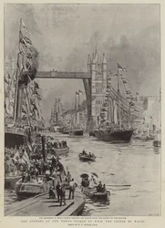The Opening of the Tower Bridge by HRH the Prince of Wales