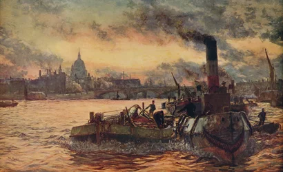 Towing Past The City