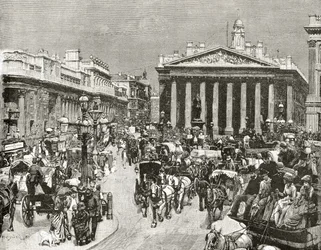 The Bank of England and the Royal Exchange in the nineteenth century