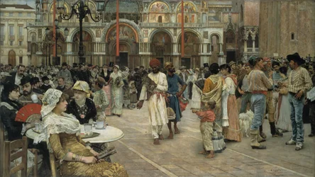The Piazza of Saint Mark