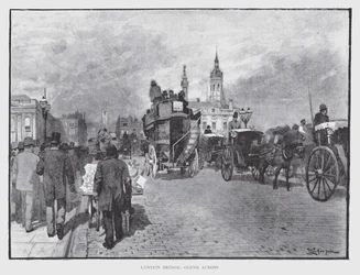 London Bridge, going across