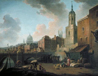 Fresh Wharf, near London Bridge, c1762