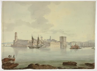 Harbor before Fortified Town