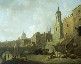 North end of London Bridge and St Magnus the Martyr