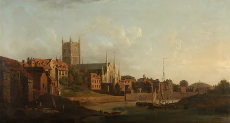 Worcester from the Severn, c.1760