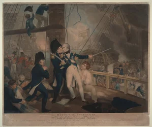 The Battle of Trafalgar and the Death of Nelson