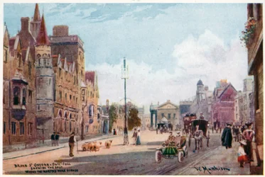 Broad St, Oxford, and Balliol College
