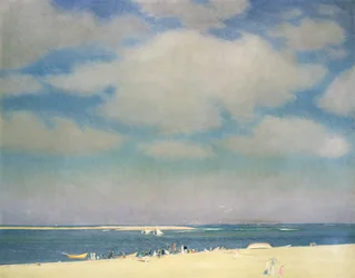 Seascape with Sandy Beach (The Beach at Chatham) c.1915