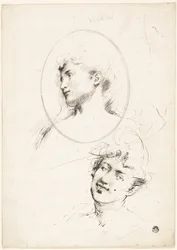 Two Female Heads