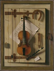 Still Life - Violin and Music