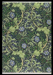 Seaweed Wallpaper Design, printed by John Henry Dearle