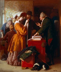 Choosing the Wedding Dress (detail)